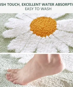 Daisy Flower Non-Slip Mat