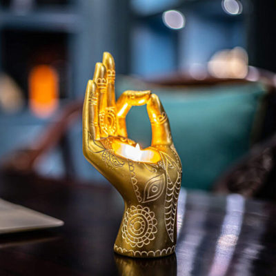 Buddha Yoga Relaxing Meditation Candle Holder