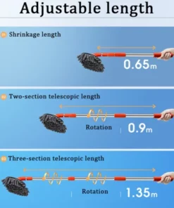 Retractable Double Layer Car Wash Brush