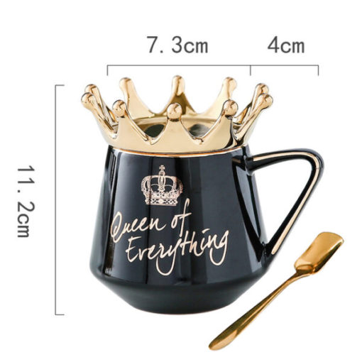 Karaliene Keramikas kafijas krūze