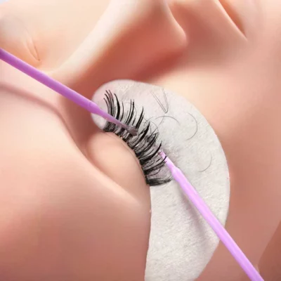 Disposable spiral eyelash brush