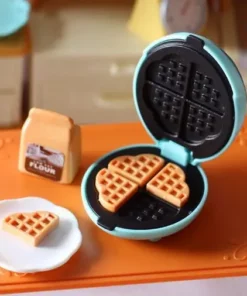 Dollhouse Kitchen Mini Toaster Miniature Food Toy Model