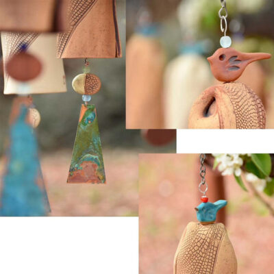 Rustic Dragonfly Wind Chimes