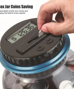 Electronic Digital Counting Coin Money Saving Box