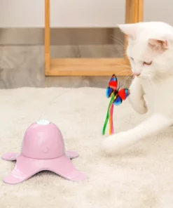 Electronic Rotating Butterfly Cat Toy