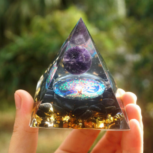 Piramide Energetica di l'Universu Cristalli Naturali Creativi