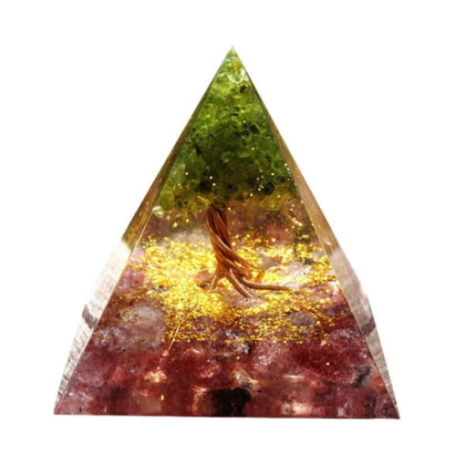 ສ້າງສັນພະລັງງານ Crystal Universe Pyramid