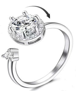 Elegant Sunflower Sunshine Rotating Ring