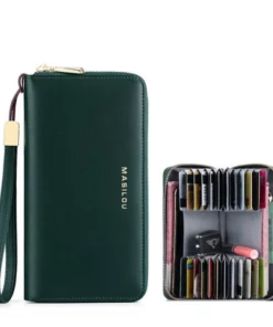 Anti-Credit Card Fraud Multi Compartment Wallet