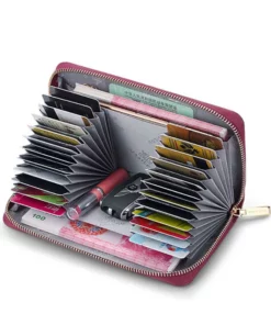 Anti-Credit Card Fraud Multi Compartment Wallet