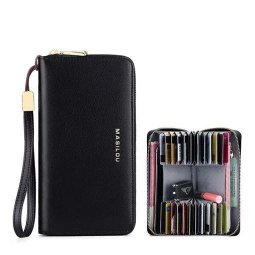 Anti-Credit Card Fraud Multi Compartment Wallet