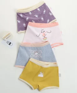 Kids Cotton Anime Girl Panties