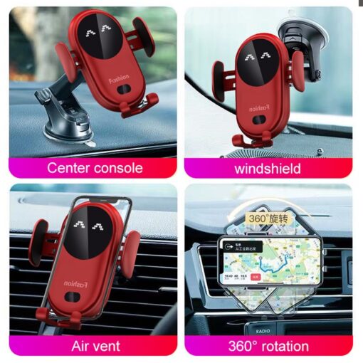 Smart Car Wireless Charger Phone Holder