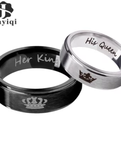 His Queen Rouge Her King Couple Ring