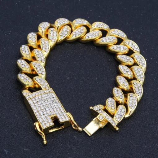 Luxueux Bracelet de Cheville Miami Cubain