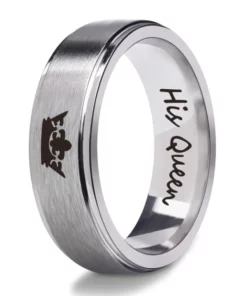 His Queen Rouge Her King Couple Ring