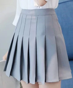 Sexy Korean Teenager High Waist Plaid Skirts