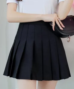 Sexy Korean Teenager High Waist Plaid Skirts