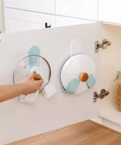 Adjustable Wall Mounted Pot Lid Holder