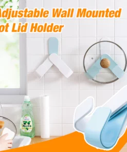 Adjustable Wall Mounted Pot Lid Holder