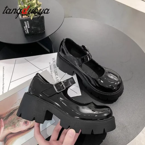 Jaapani stiilis kõrge kontsaga Lolita kingad