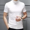 Men's High Neck Slim Fit T Shirt