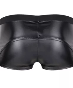Mens Sexy Short Leather Panties