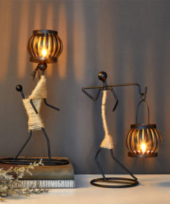 Creative Beautiful Nordic Iron Candle Holder
