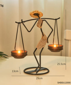 Creative Beautiful Nordic Iron Candle Holder