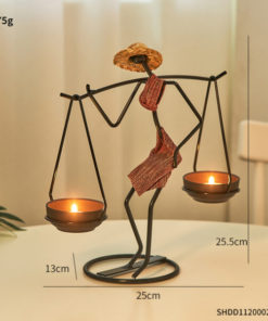 Creative Beautiful Nordic Iron Candle Holder