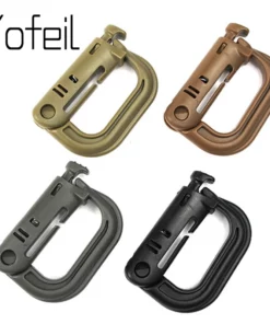 Molle Tactical Backpack EDC Shackle Barabiner