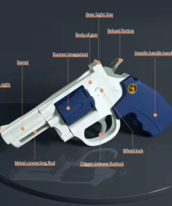 New Glock Toy Revolver Soft Bullet Gun Model