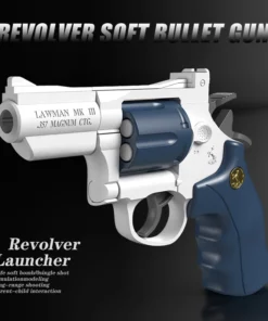 New Glock Toy Revolver Soft Bullet Gun Model