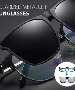 New Polarized Clip On Flip Up Sunglasses