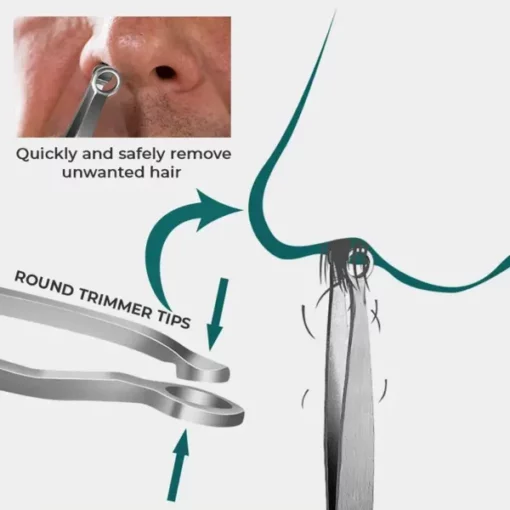 Multifunktsionaalsed ümara otsaga ninakarvade pintsetid
