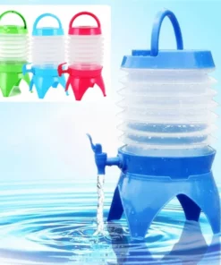 Telescopic Water Bucket with Rack