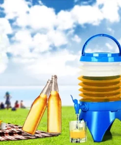 Telescopic Water Bucket with Rack