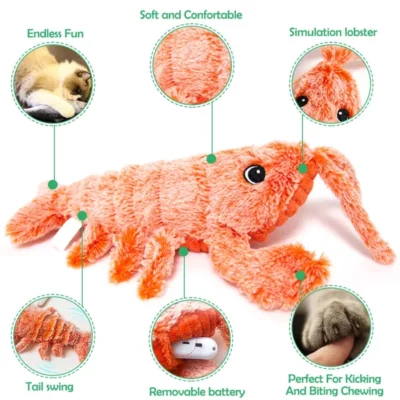 Flopping Lush Lobster Toy