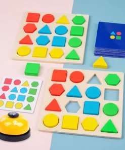 Shape Matching Game Color Sensory Educational Toy