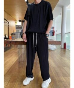 Ice Silk Male Casual Suit