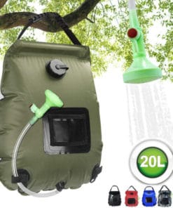 Solar-Powered Portable Travel Heated Shower Bag