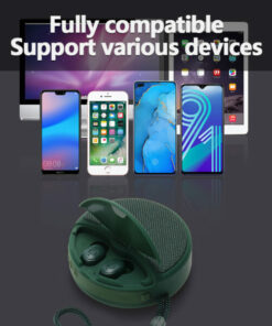 2 in1 Earphone Bluetooth Speaker