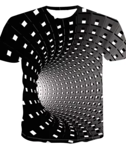 Vertigo Hypnotic Men's Summer 3d Polo Shirt