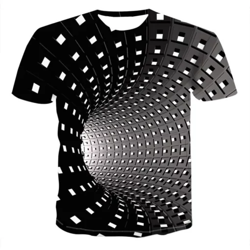 Vertigo Hypnotic Men's Summer 3d Polo Shirt