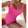 Woman No Coverage Inappropriate Swimsuits