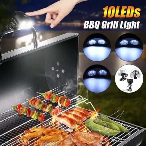 10 LED Battery Powered BBQ Grill Kahayag