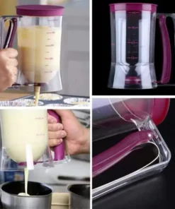 Cupcake And Pancake Batter Dispenser With Measurements