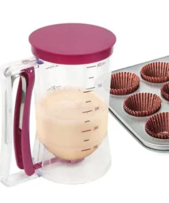 Cupcake And Pancake Batter Dispenser With Measurements