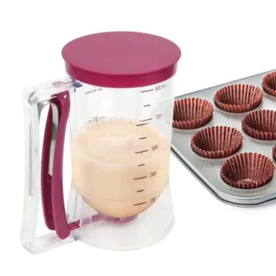 Cupcake And Pancake Batter Dispenser With Measurements