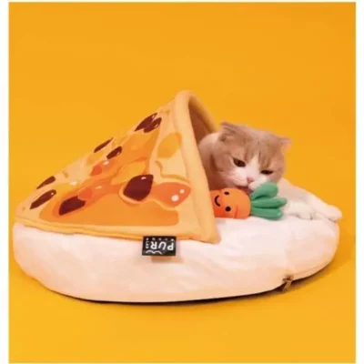 Round Plush Cat Bed